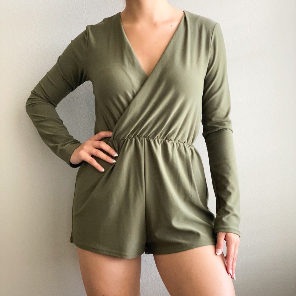 Army Green Onesie